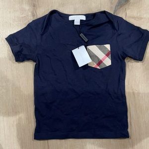 Brand new Burberry t shirt size 2Y, NWT